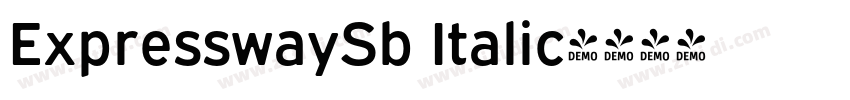ExpresswaySb Italic字体转换 ExpresswaySb Italic字体转换